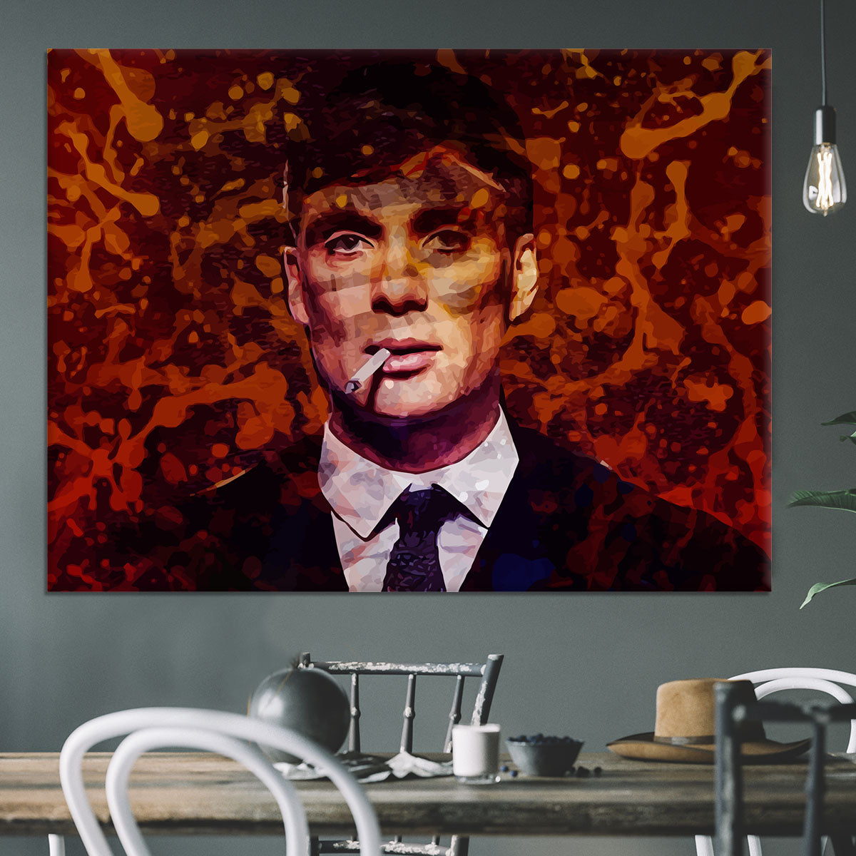 Peaky Blinders Tommy Shelby Canvas Print Canvas Art Rocks 