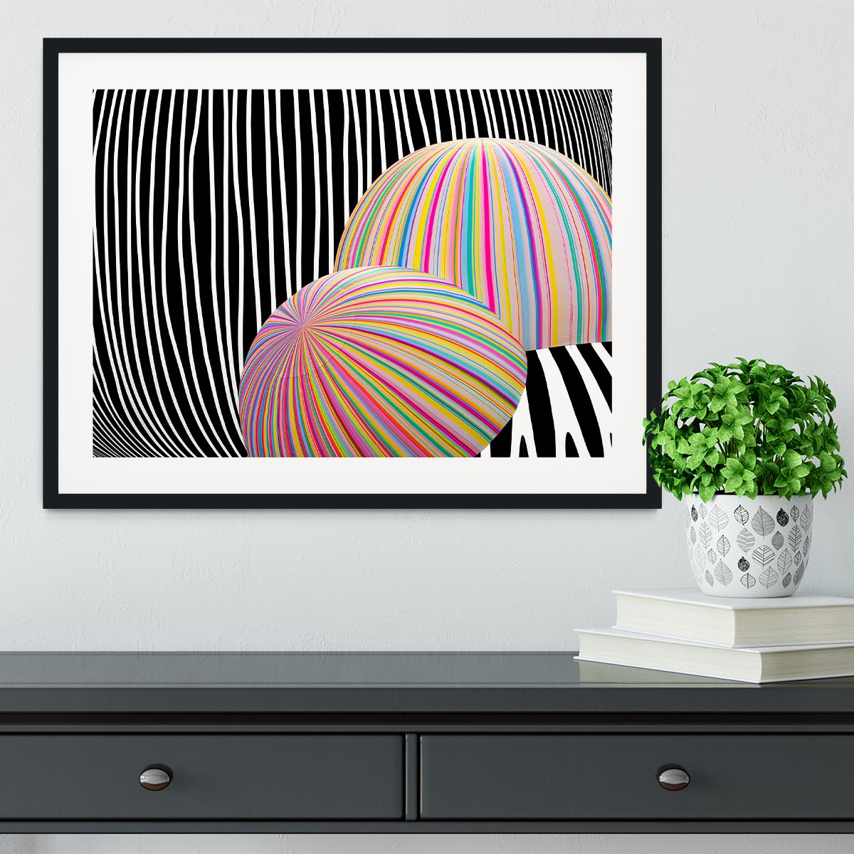 Abstract Expression Framed Print - 1x - 1