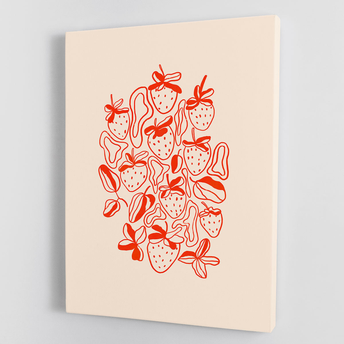 Abstract Strawberries Canvas Print or Poster - Canvas Art Rocks - 1
