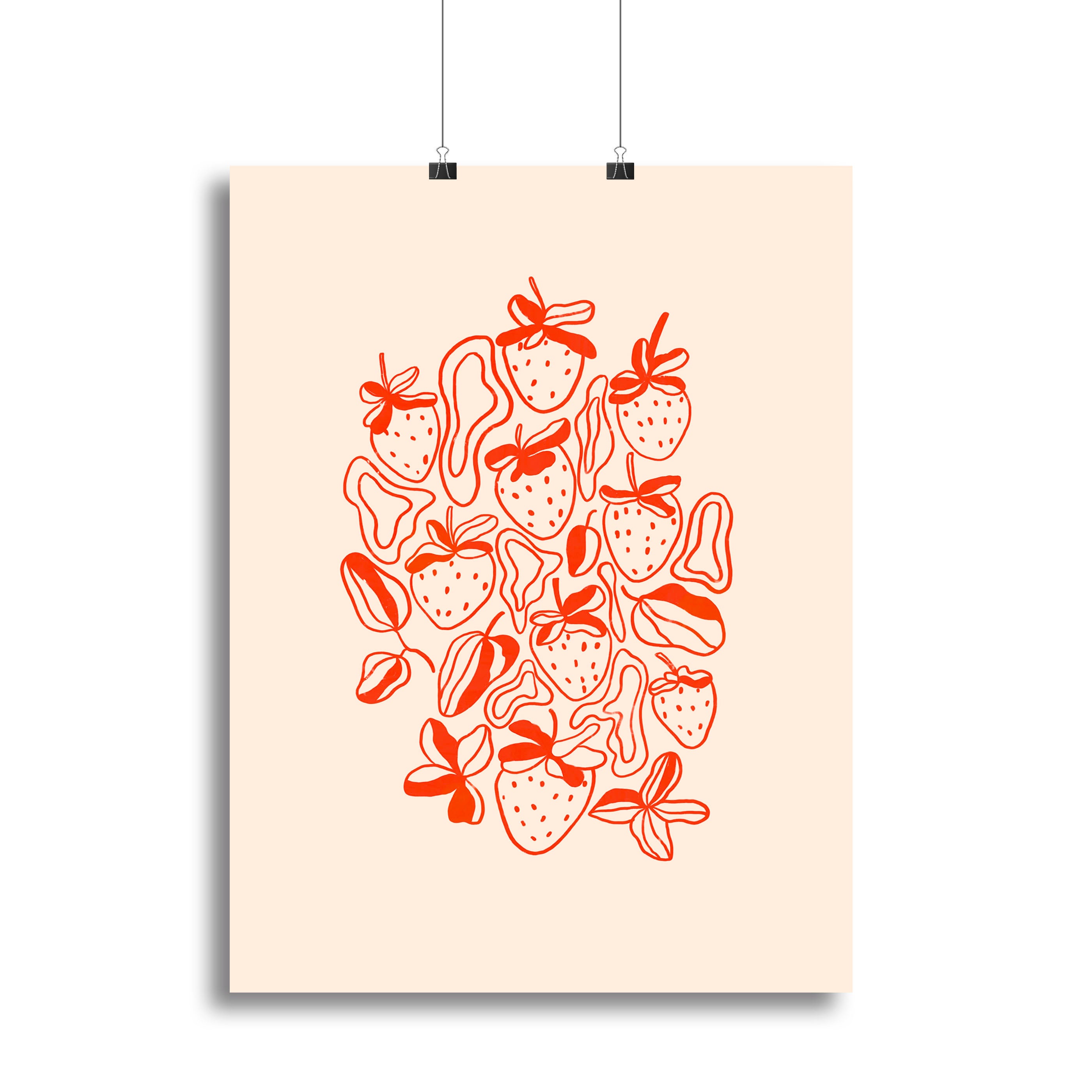Abstract Strawberries Canvas Print or Poster - Canvas Art Rocks - 2