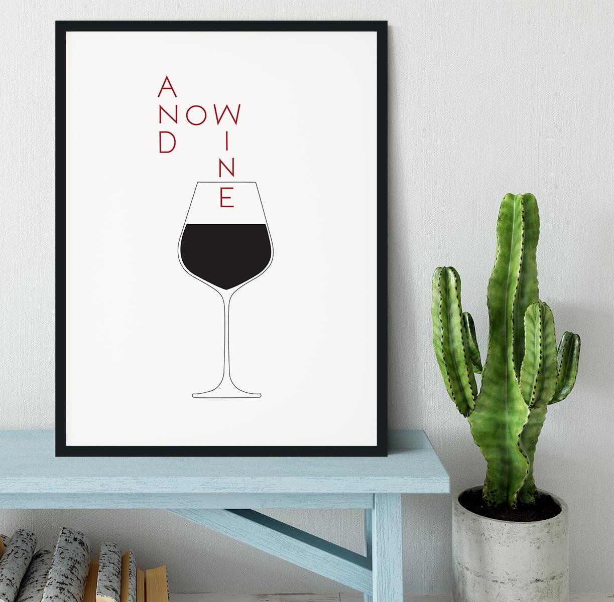 And Now Wine Framed Print - Canvas Art Rocks - 1