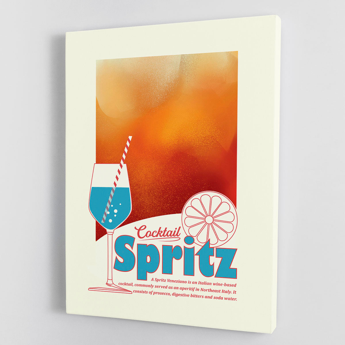Aperol Spritz print Canvas Print or Poster - Canvas Art Rocks - 1