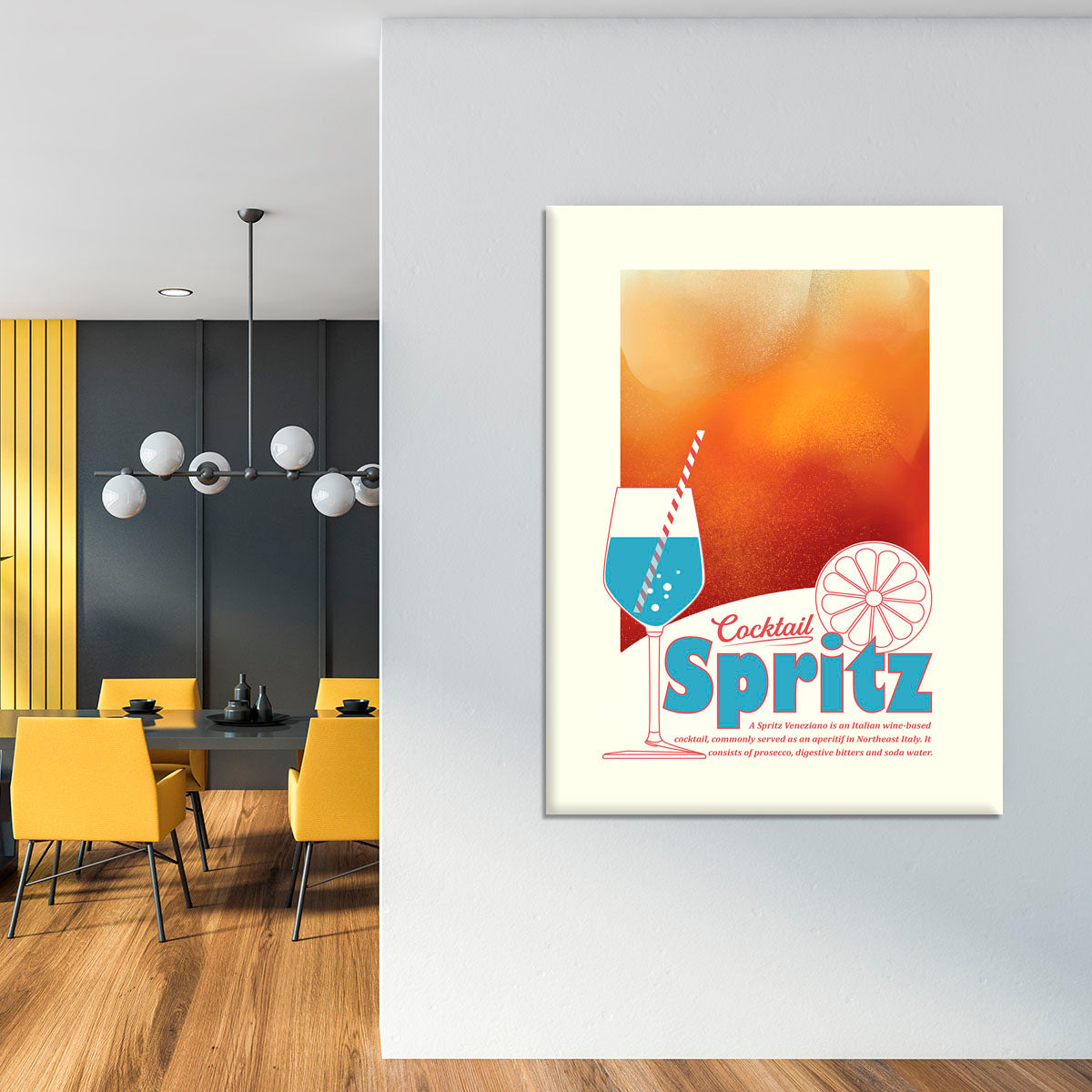 Aperol Spritz print Canvas Print or Poster - Canvas Art Rocks - 4