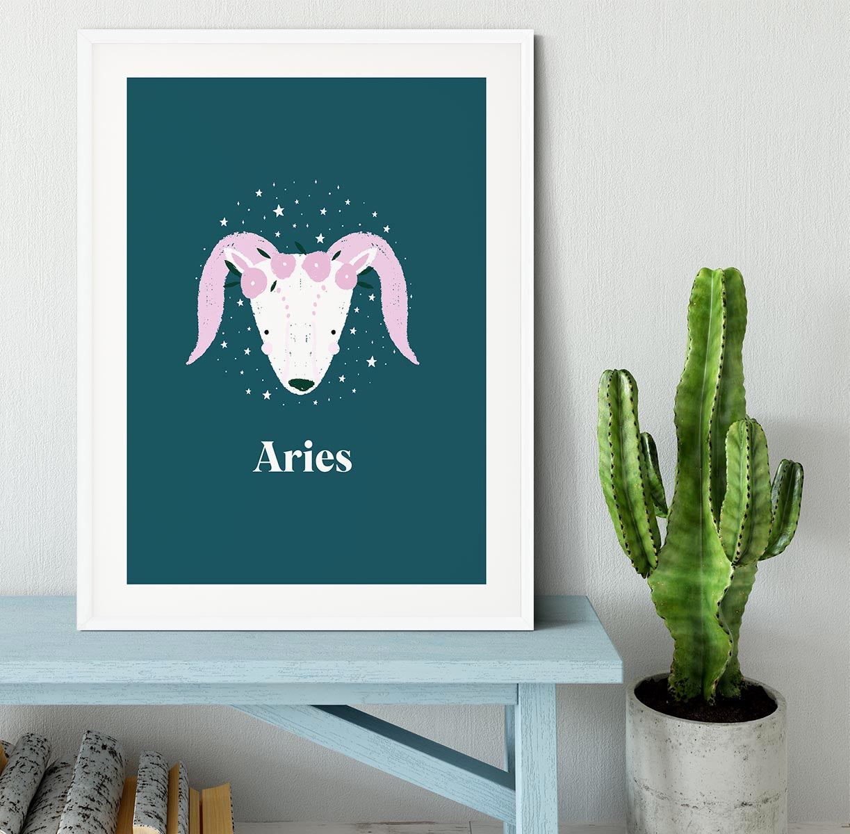 Aries Empowerment Print Framed Print - Canvas Art Rocks - 5