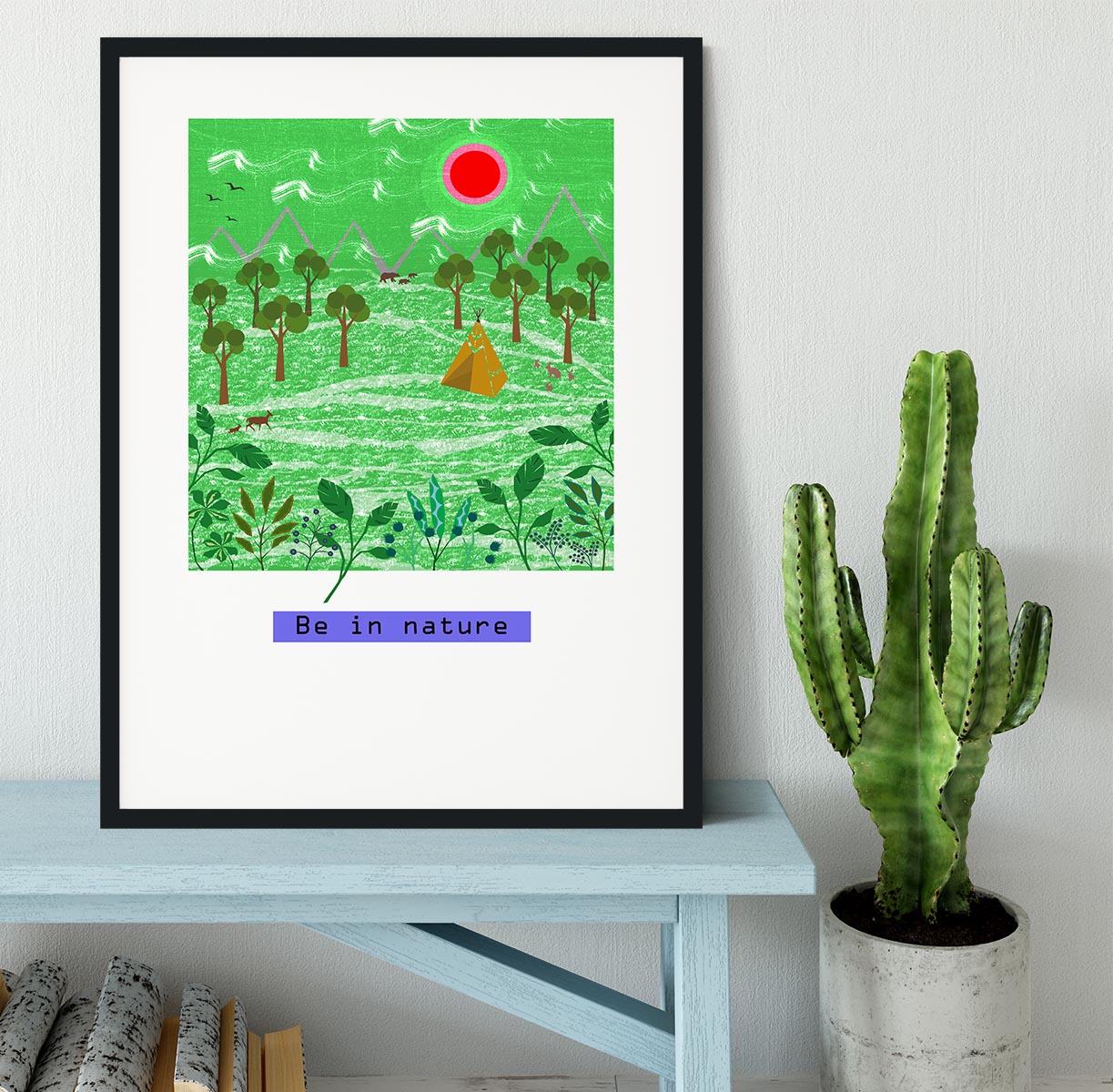 Be in nature Framed Print - 1x - 2