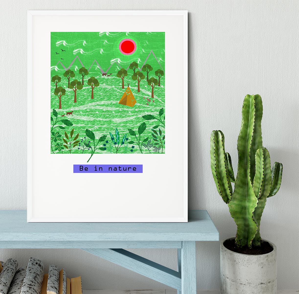 Be in nature Framed Print - 1x -6