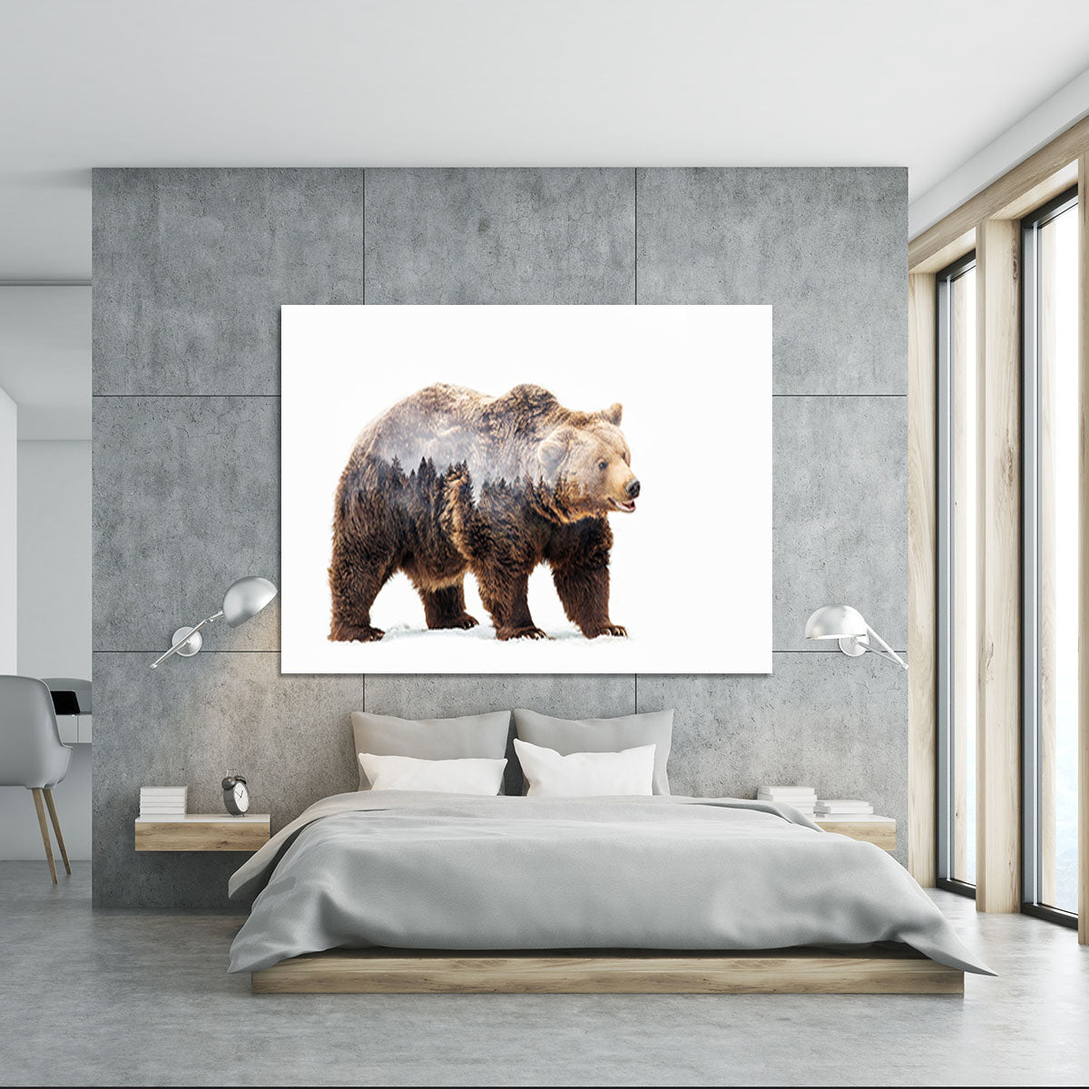 Bear Canvas Print or Poster - 1x - 5