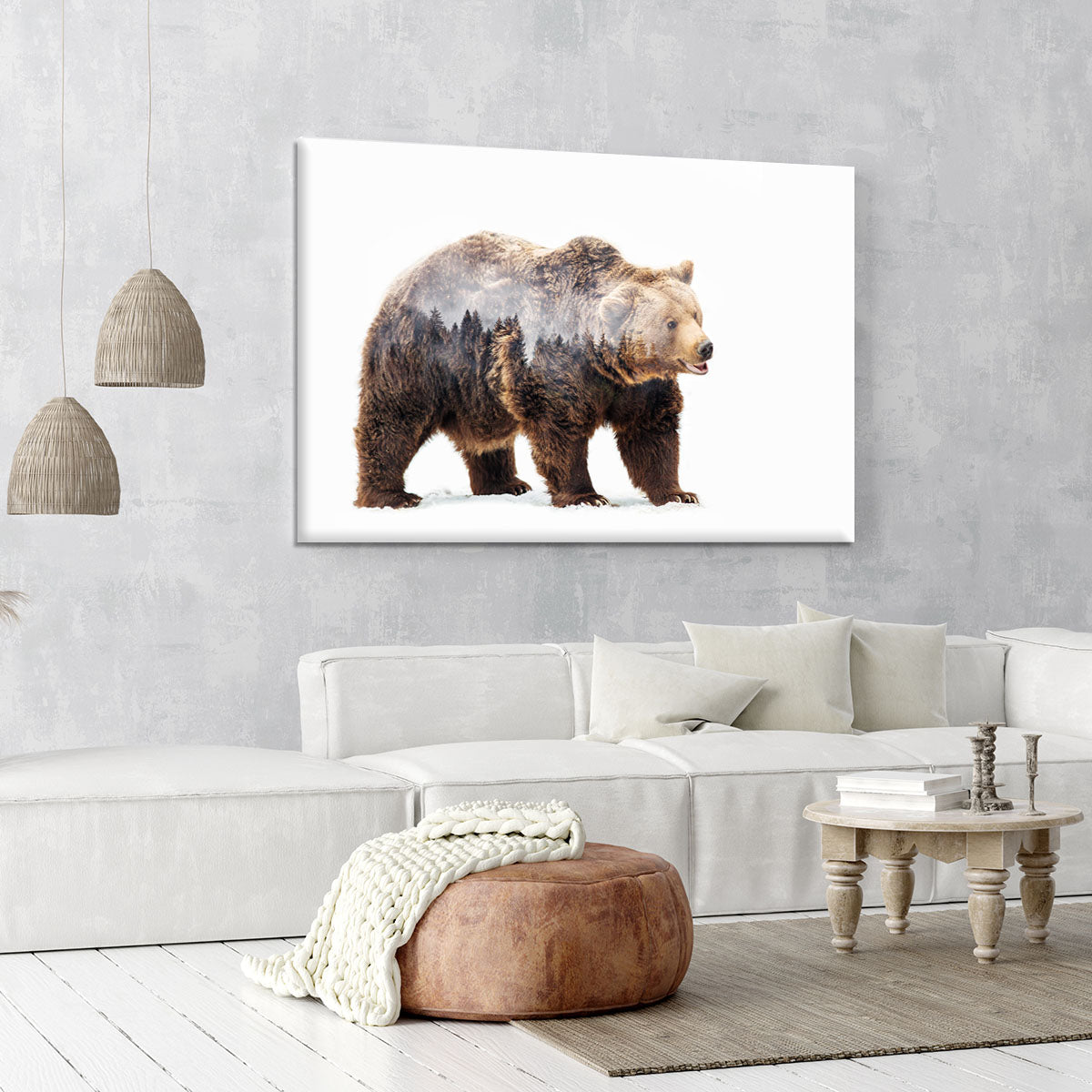 Bear Canvas Print or Poster - 1x - 6