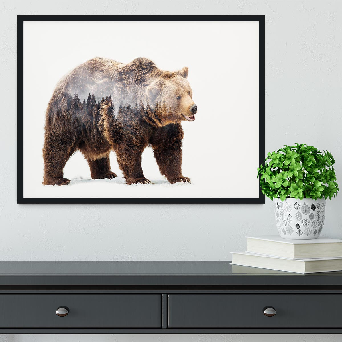 Bear Framed Print - 1x - 2