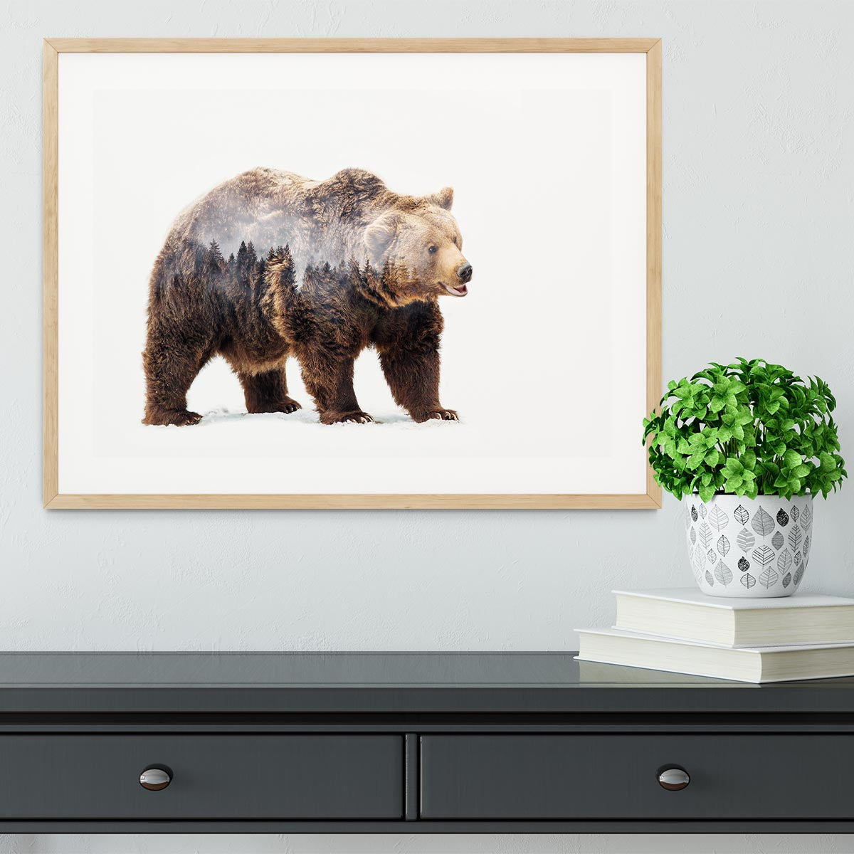 Bear Framed Print - 1x - 3