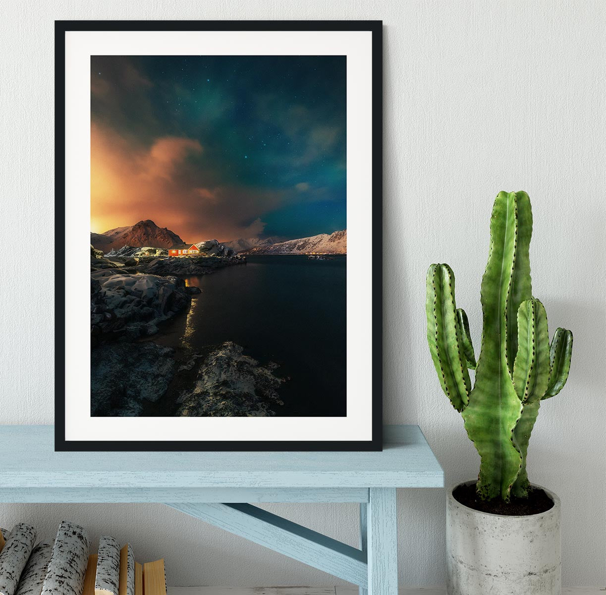 Between two worlds Framed Print - Canvas Art Rocks - 1