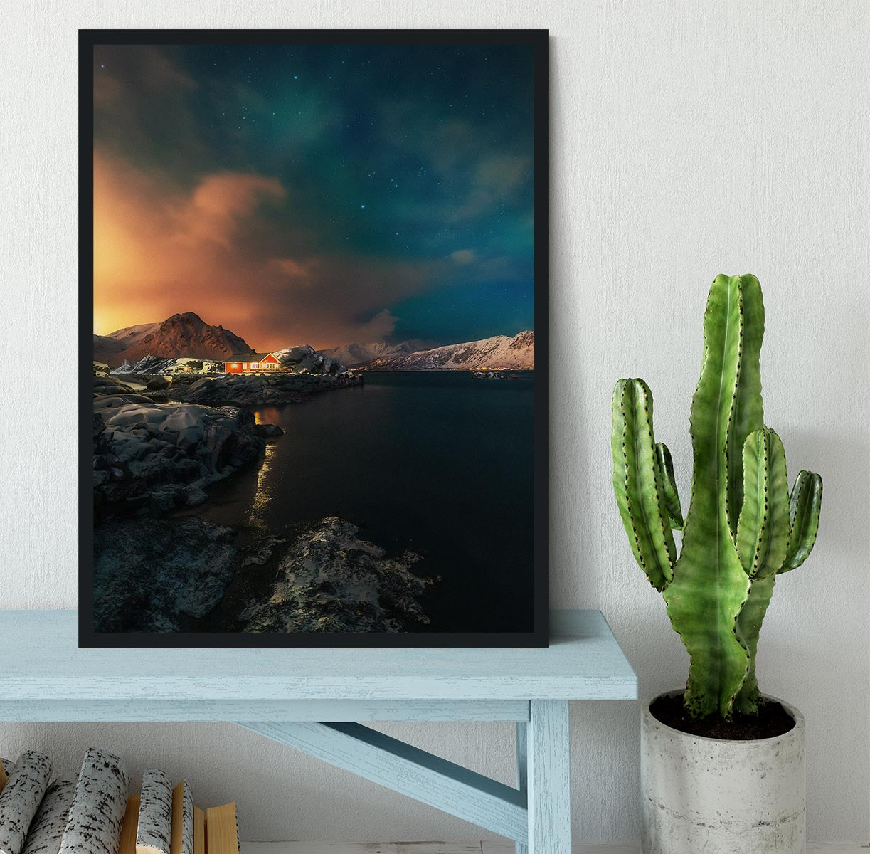 Between two worlds Framed Print - Canvas Art Rocks - 2