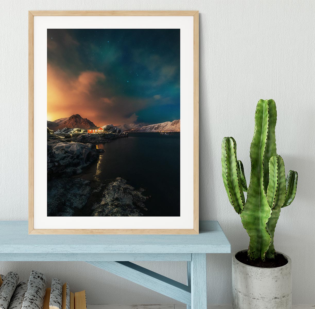 Between two worlds Framed Print - Canvas Art Rocks - 3