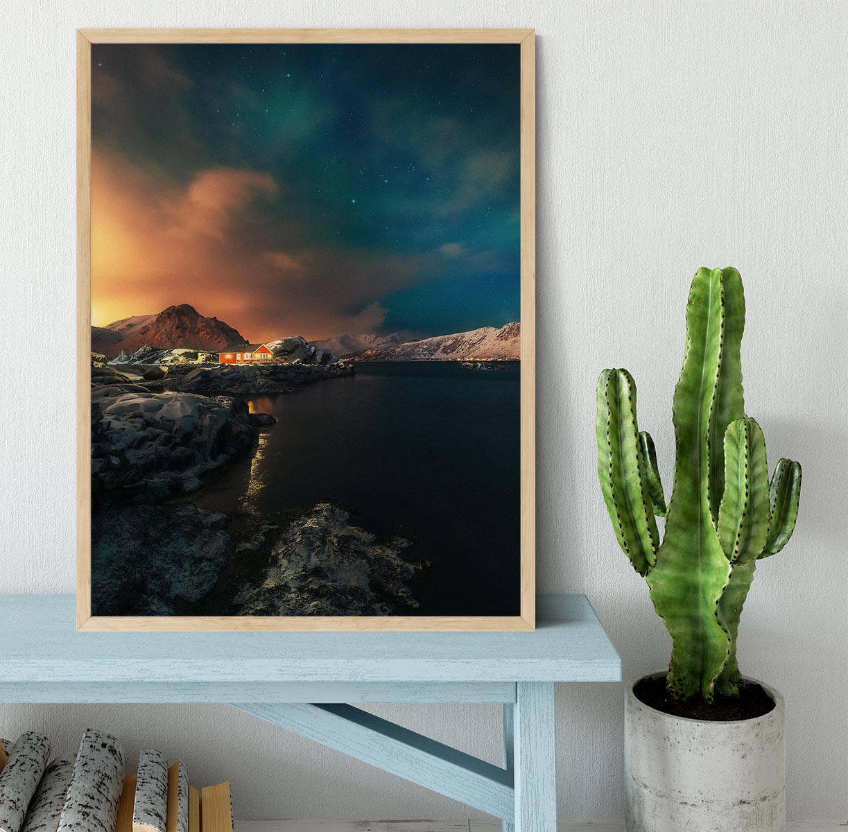 Between two worlds Framed Print - Canvas Art Rocks - 4