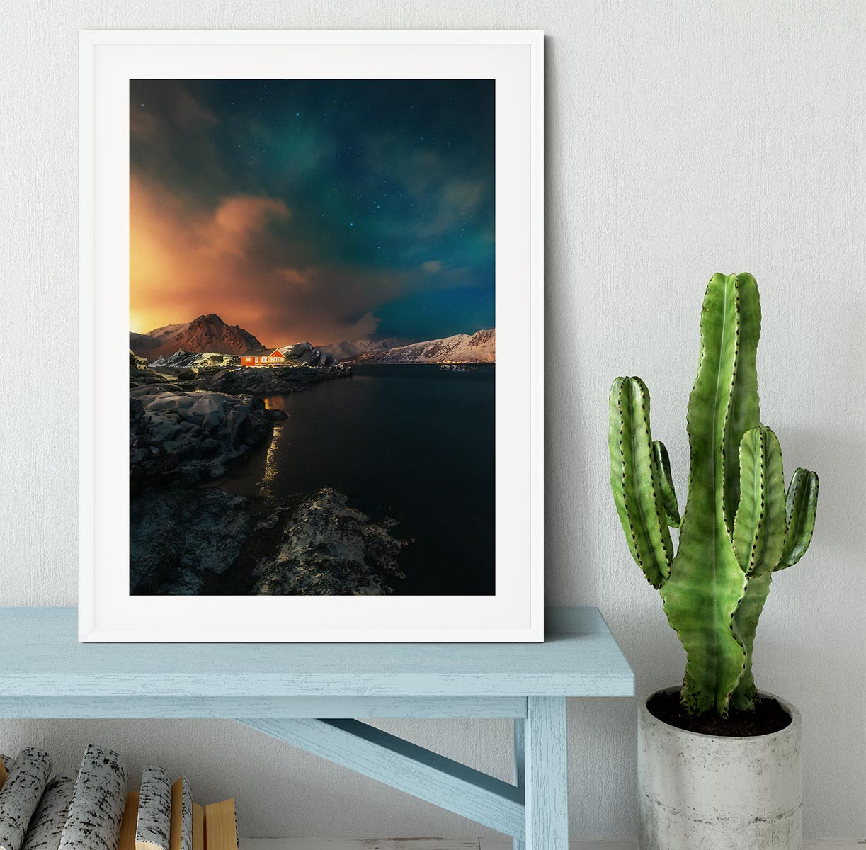 Between two worlds Framed Print - Canvas Art Rocks - 5