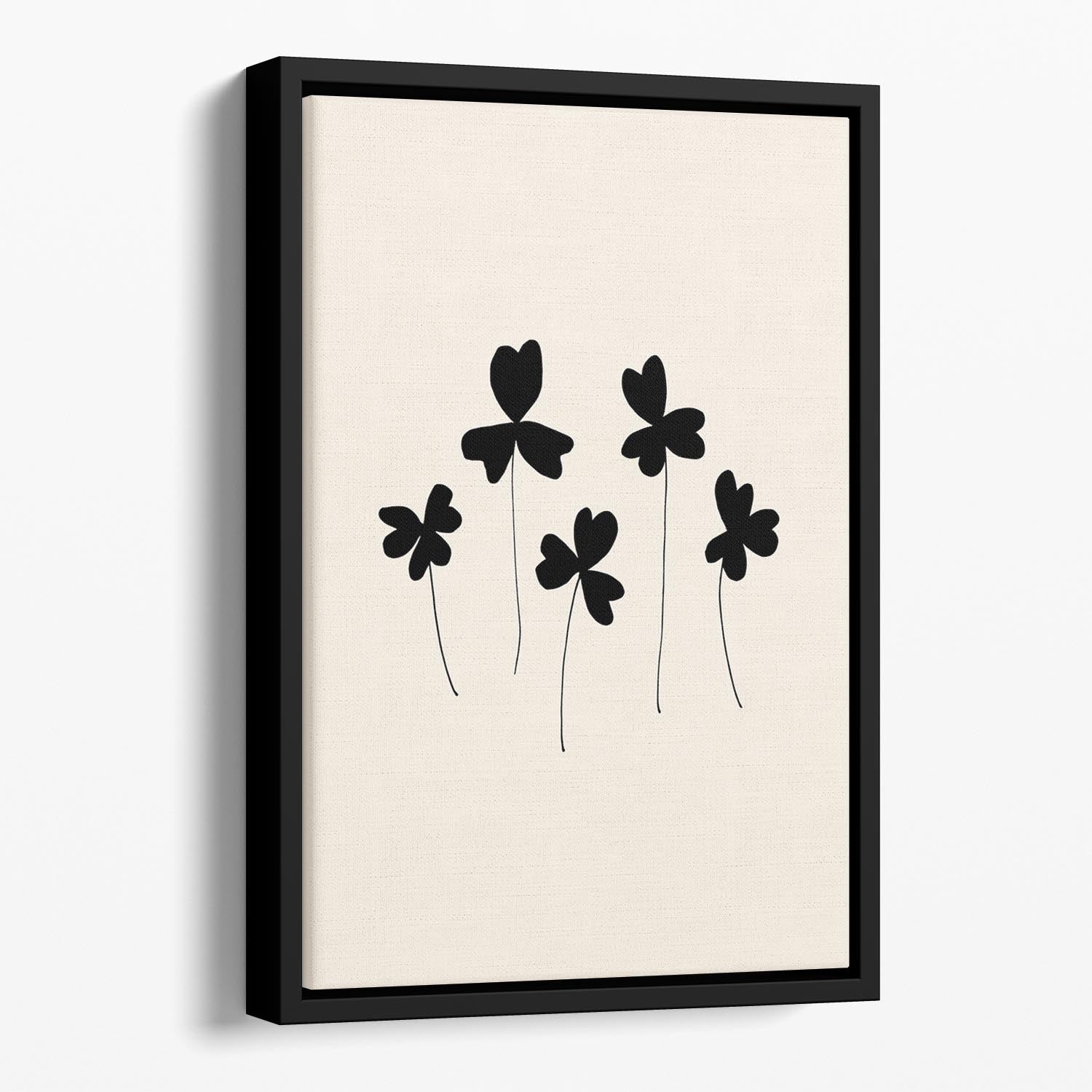 Black Sorrel Floating Framed Canvas - 1x - 1