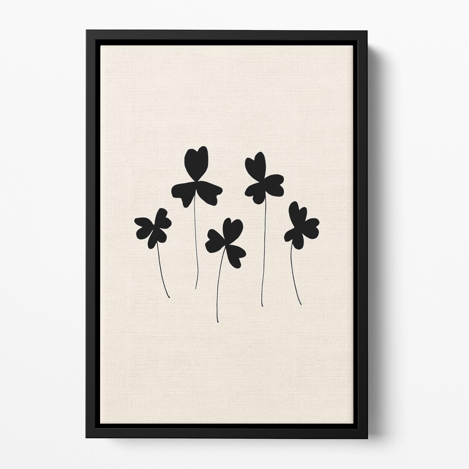 Black Sorrel Floating Framed Canvas - 1x - 2