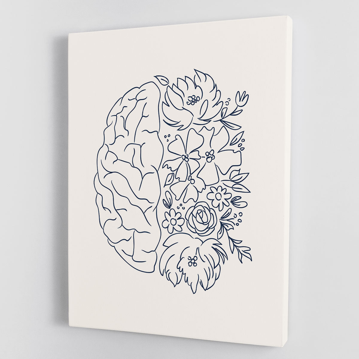 Brain Sketch Canvas Print or Poster - Canvas Art Rocks - 1