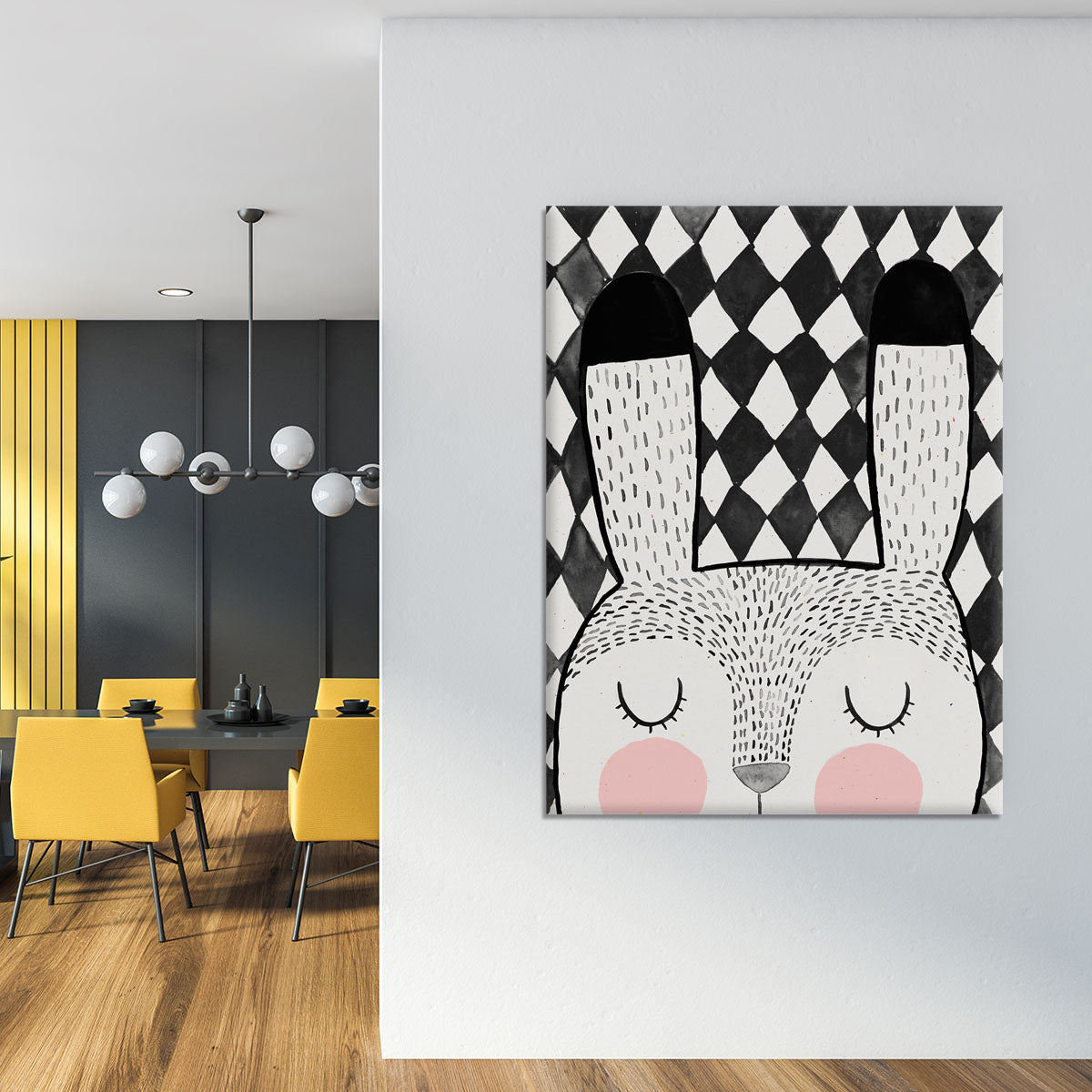 Bunny Canvas Print or Poster - 1x - 4