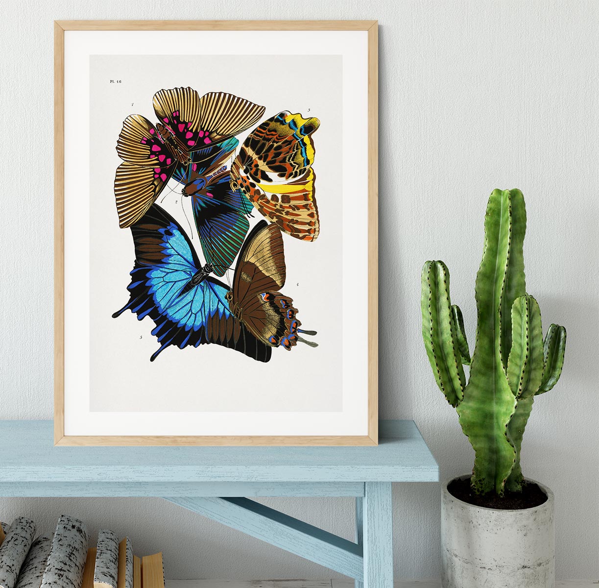 Butterflies Part 16 Framed Print - Canvas Art Rocks - 3