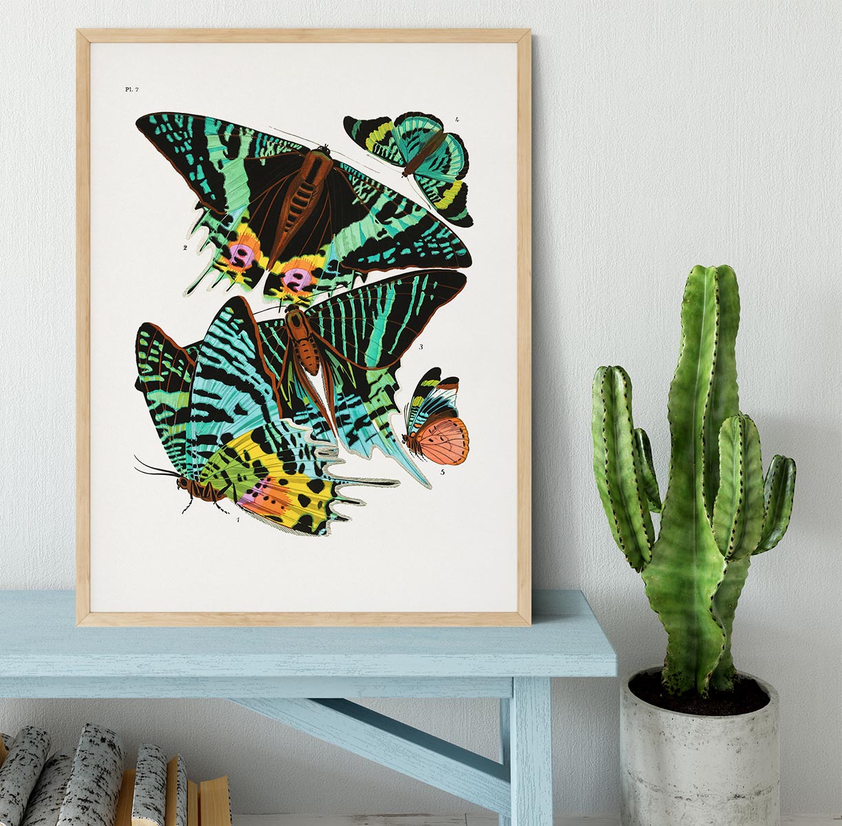 Butterflies Part 7 Framed Print - Canvas Art Rocks - 4