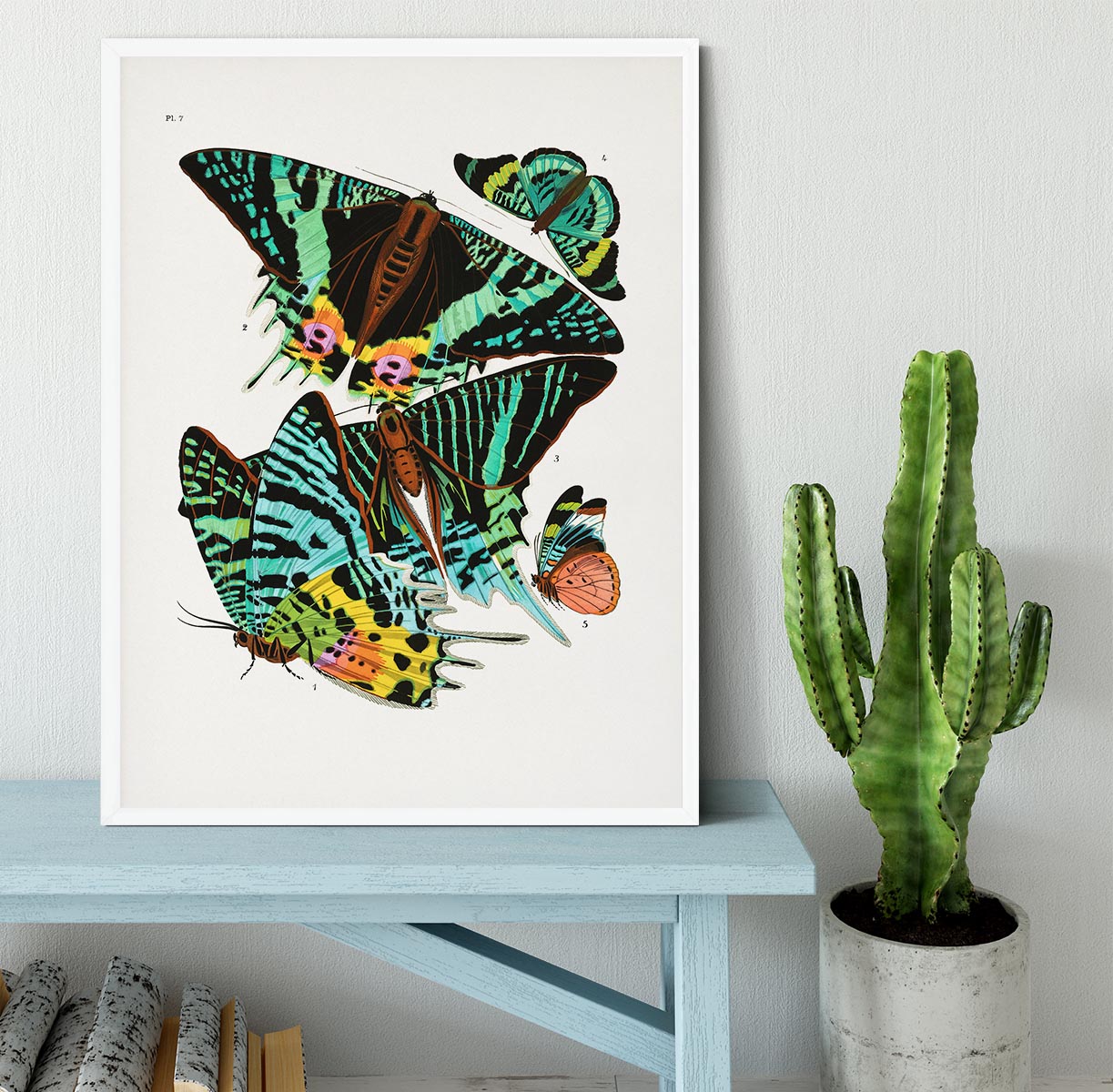 Butterflies Part 7 Framed Print - Canvas Art Rocks -6