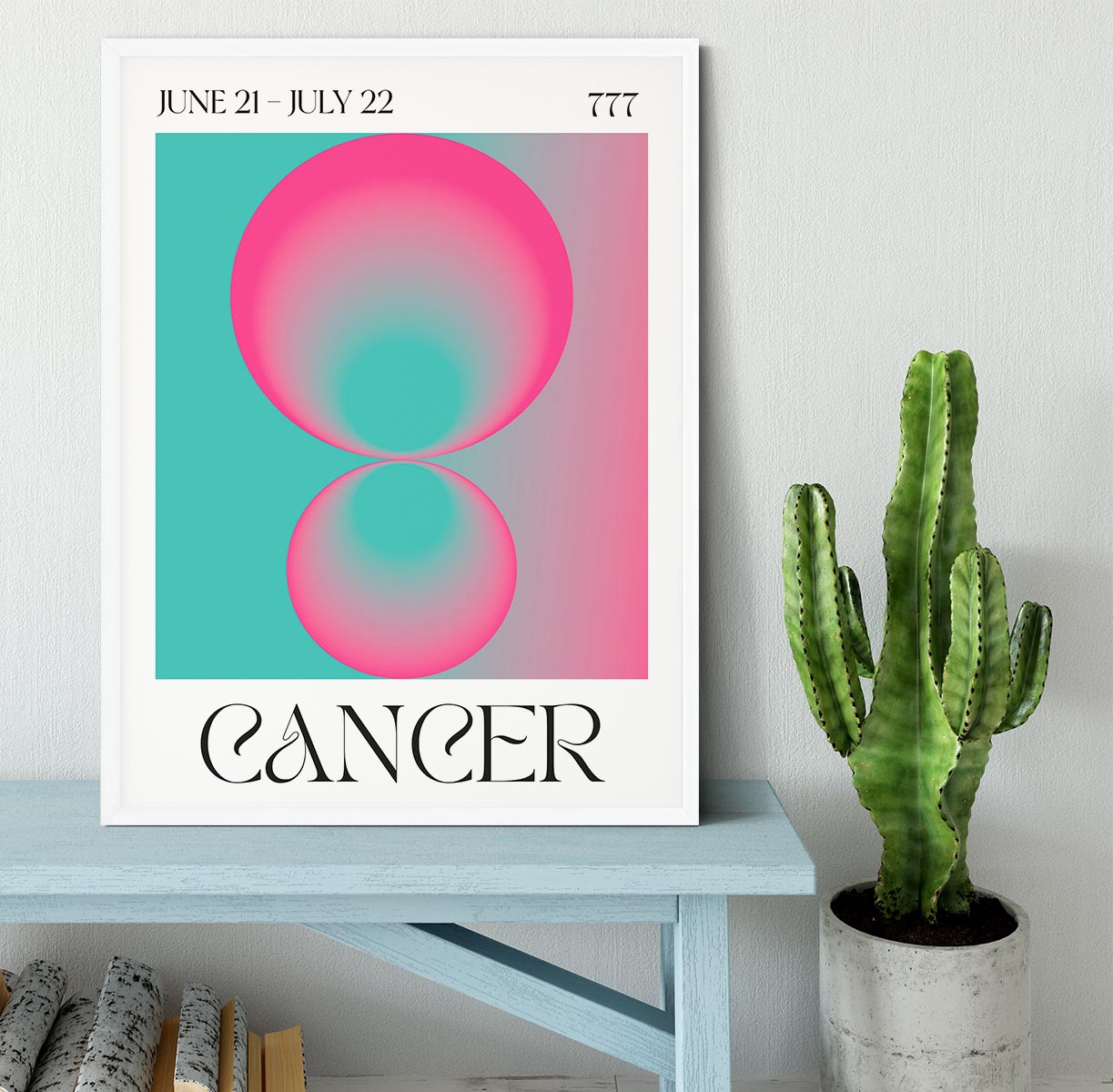 Cancer Zodiac Nurturing Art Framed Print - Canvas Art Rocks -6