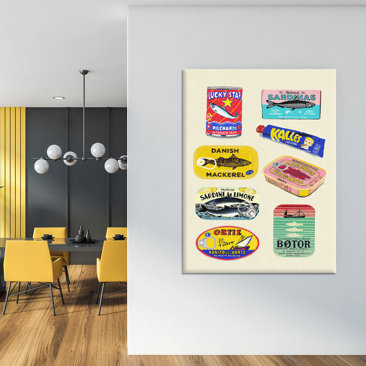 Canned Fish Canvas Print or Poster - Canvas Art Rocks - 4