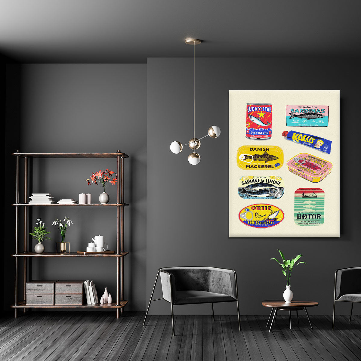 Canned Fish Canvas Print or Poster - Canvas Art Rocks - 5