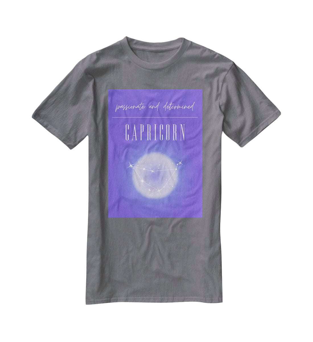 Capricorn Zodiac Energy Art T-Shirt - Canvas Art Rocks - 3