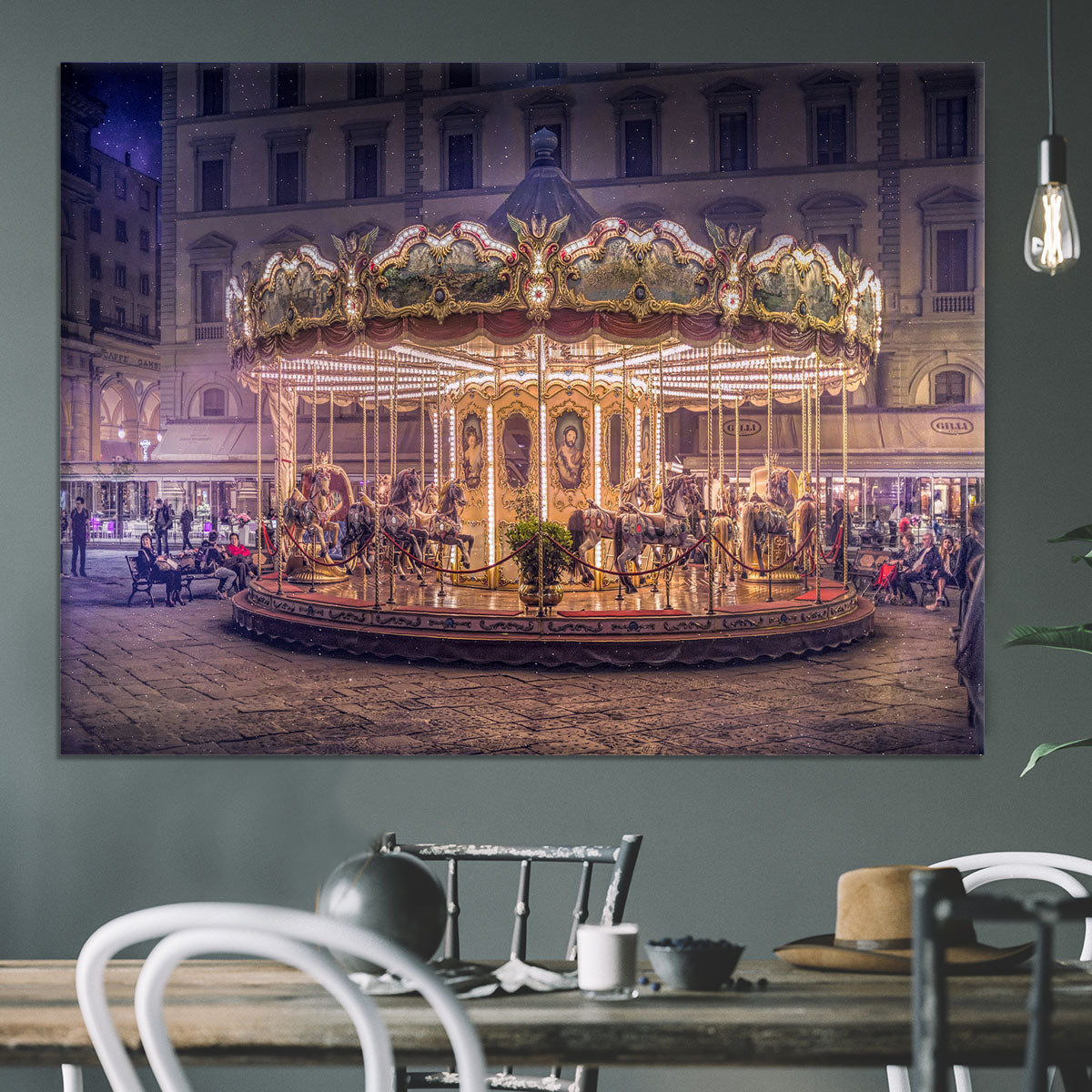 Carousel Canvas Print or Poster - 1x - 3