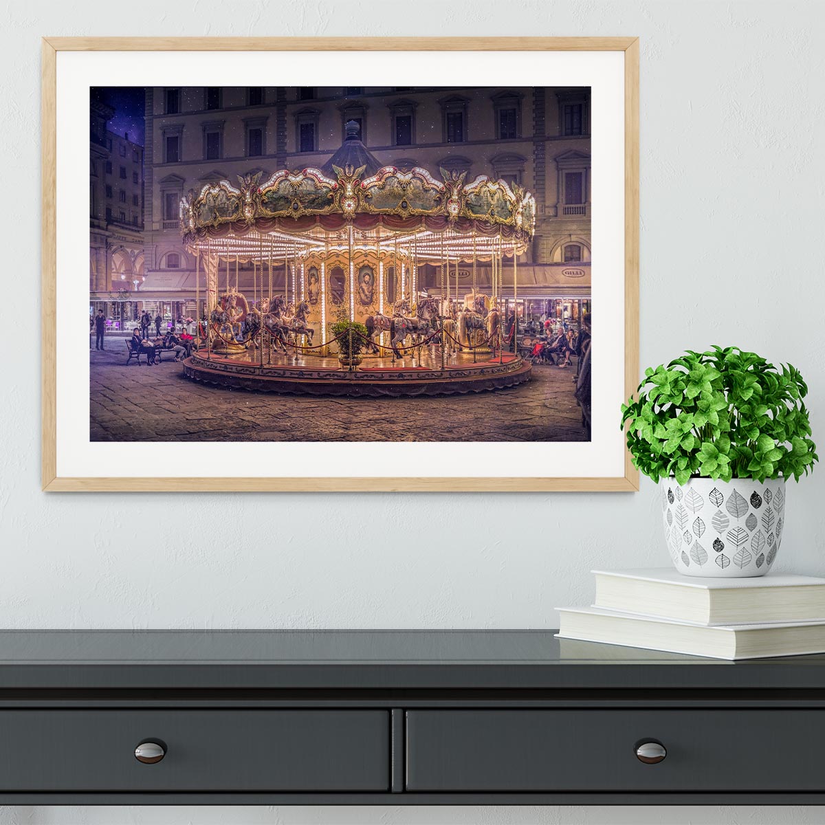 Carousel Framed Print - 1x - 3