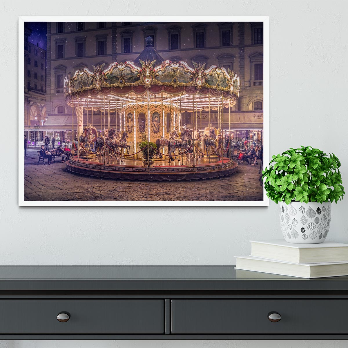 Carousel Framed Print - 1x -6