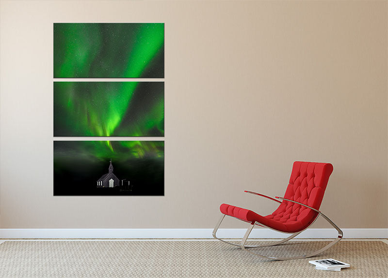 Celestial Dance 3 Split Panel Canvas Print - Canvas Art Rocks - 2