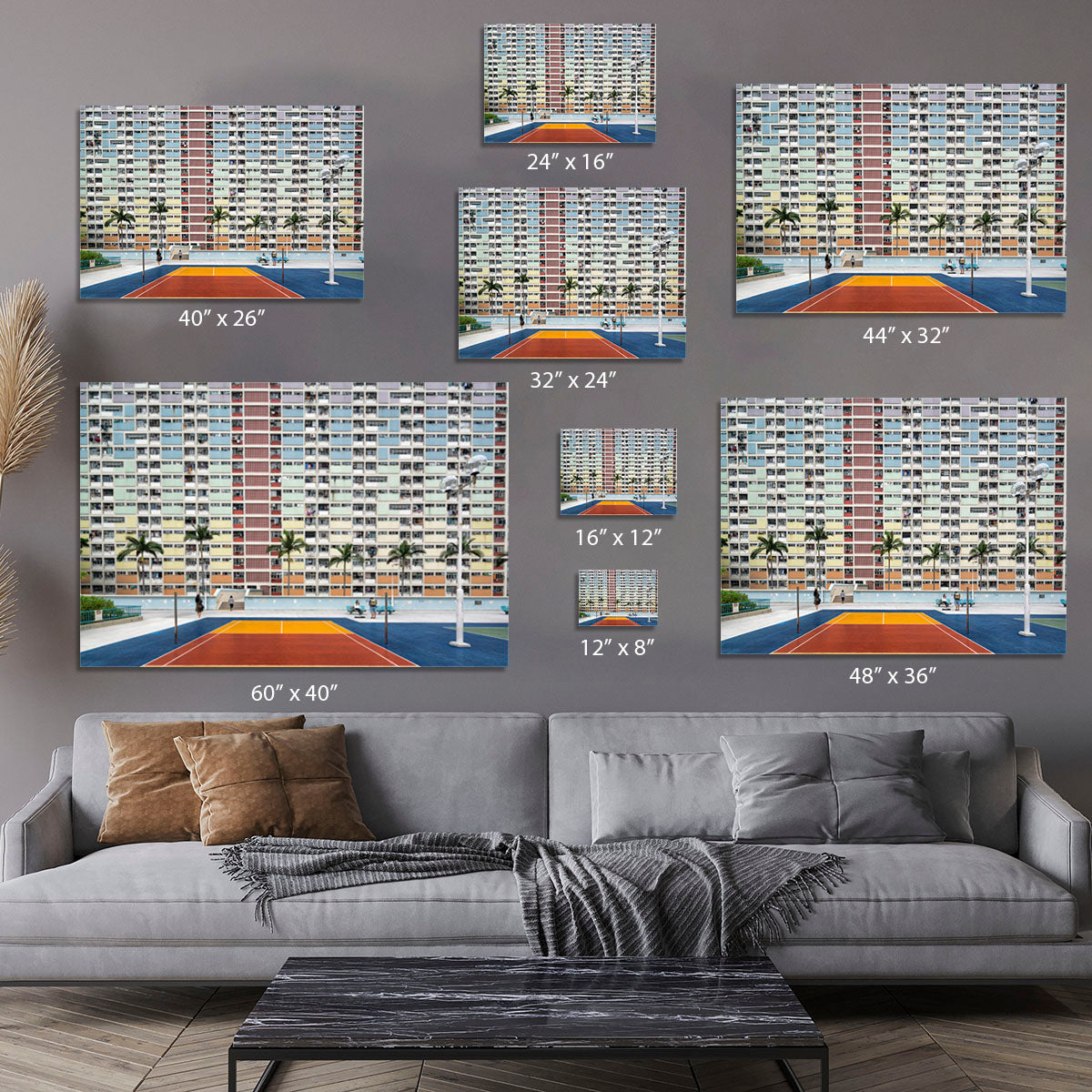 Choi Hung Estate Canvas Print or Poster - 1x - 7