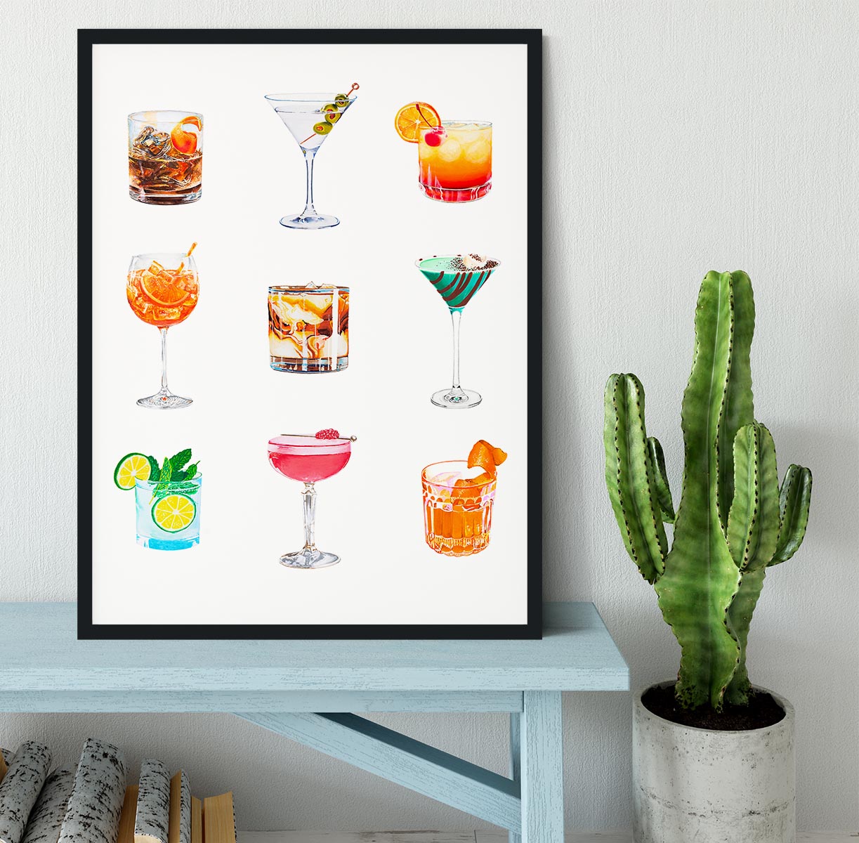 Cocktail Series Framed Print - Canvas Art Rocks - 2