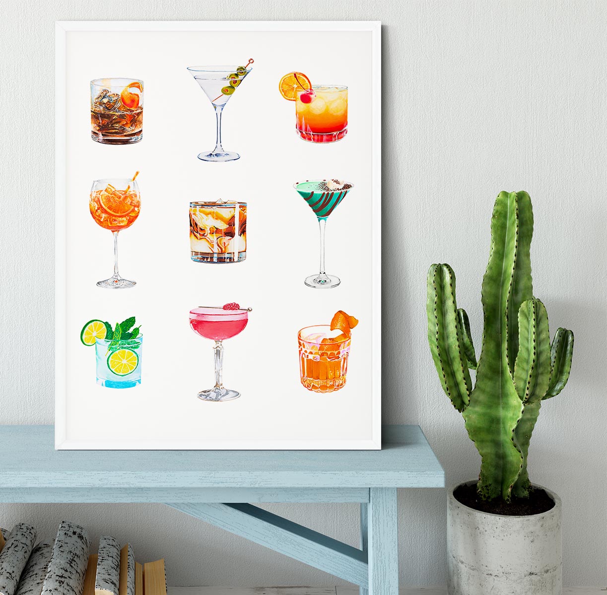 Cocktail Series Framed Print - Canvas Art Rocks -6