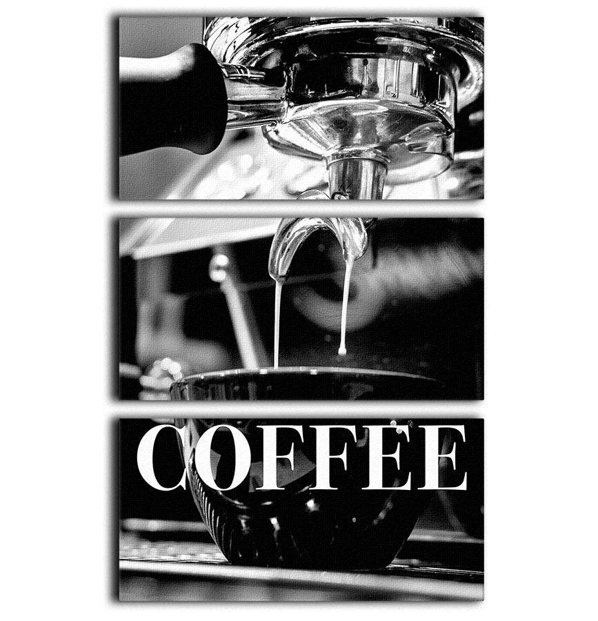 Coffee Still Life 3 Split Panel Canvas Print - Canvas Art Rocks - 1