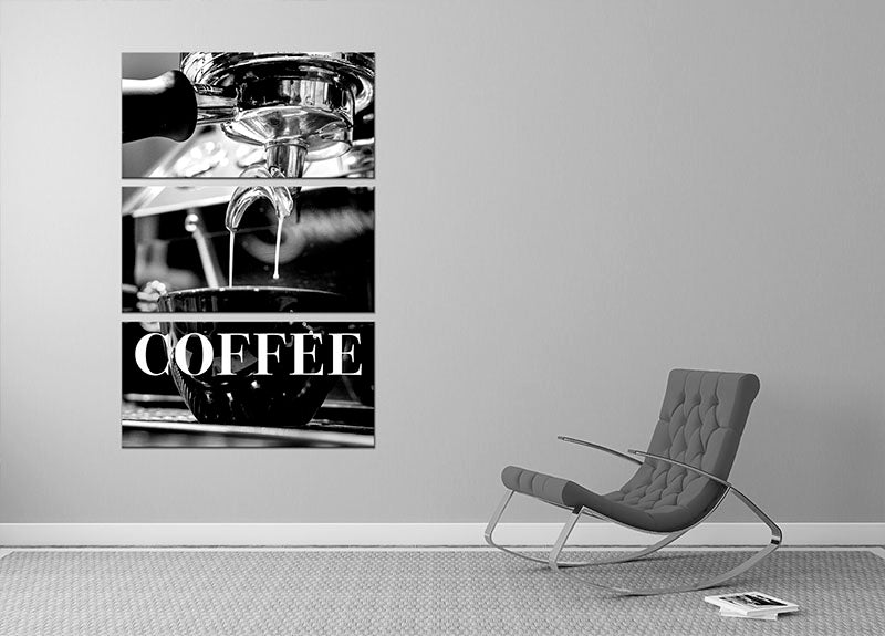 Coffee Still Life 3 Split Panel Canvas Print - Canvas Art Rocks - 2