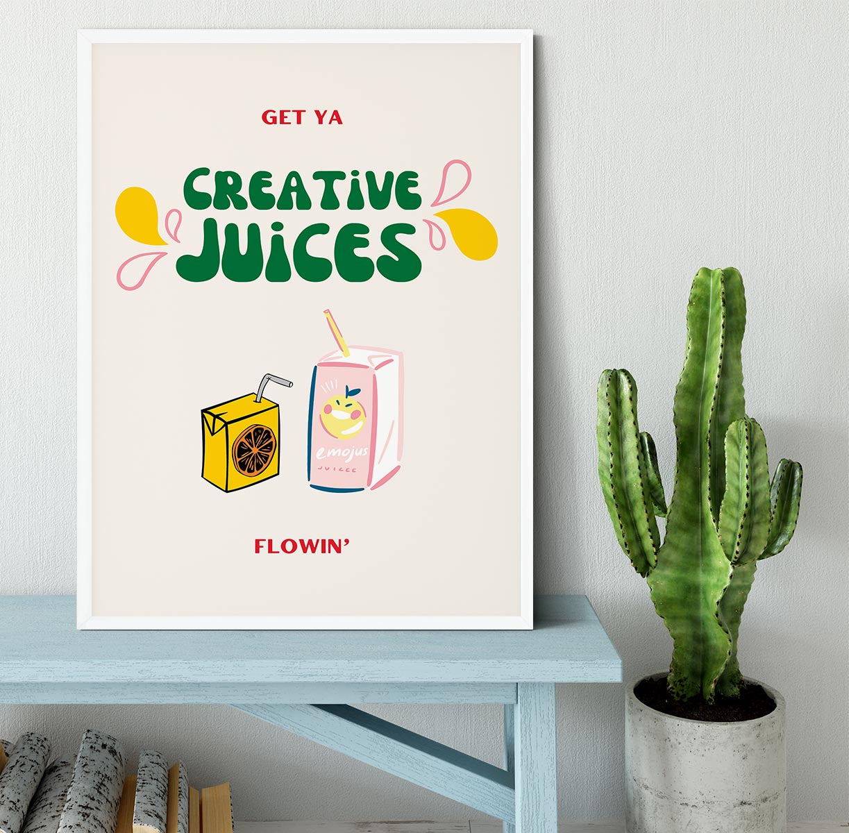 Creative Juices Print Framed Print - Canvas Art Rocks -6