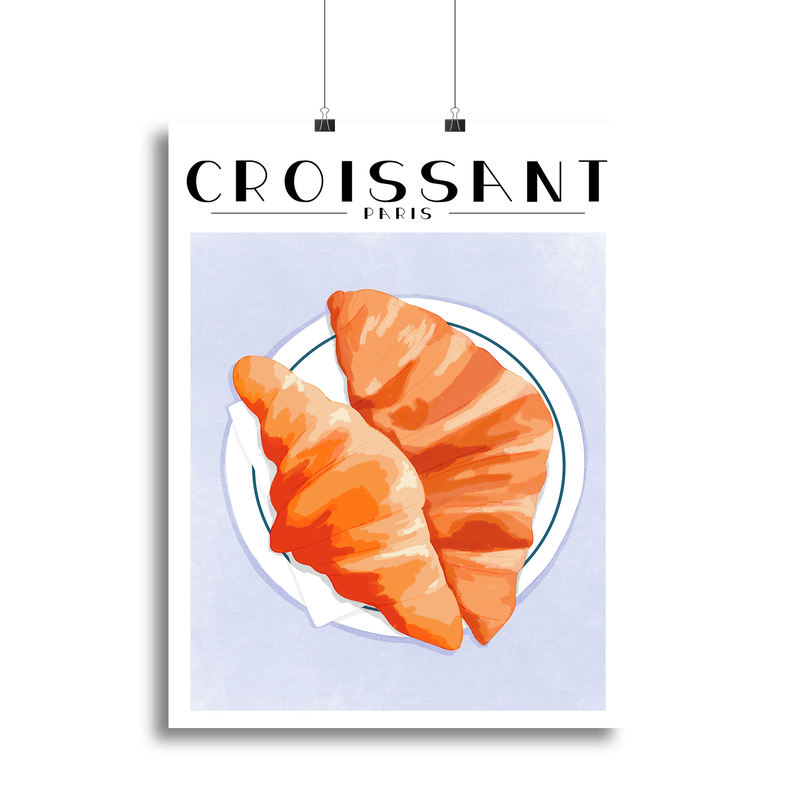 Croissant Paris Canvas Print or Poster - Canvas Art Rocks - 2