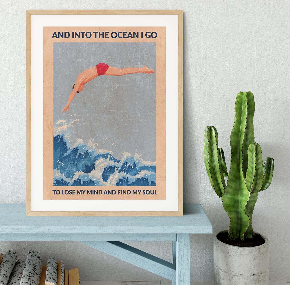 Diver Guy Framed Print - 1x - 3