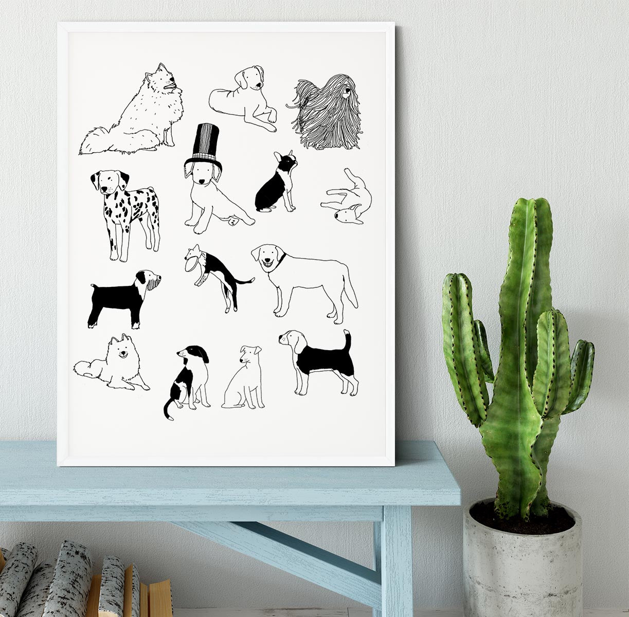 Dogs Framed Print - 1x -6