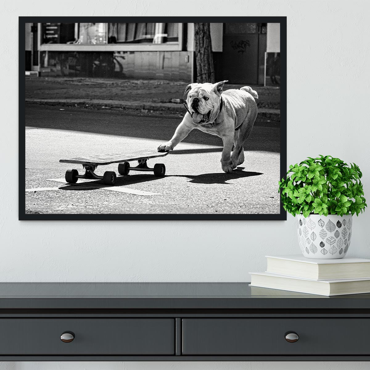 Dogs Just To Have Fun Framed Print - 1x - 2