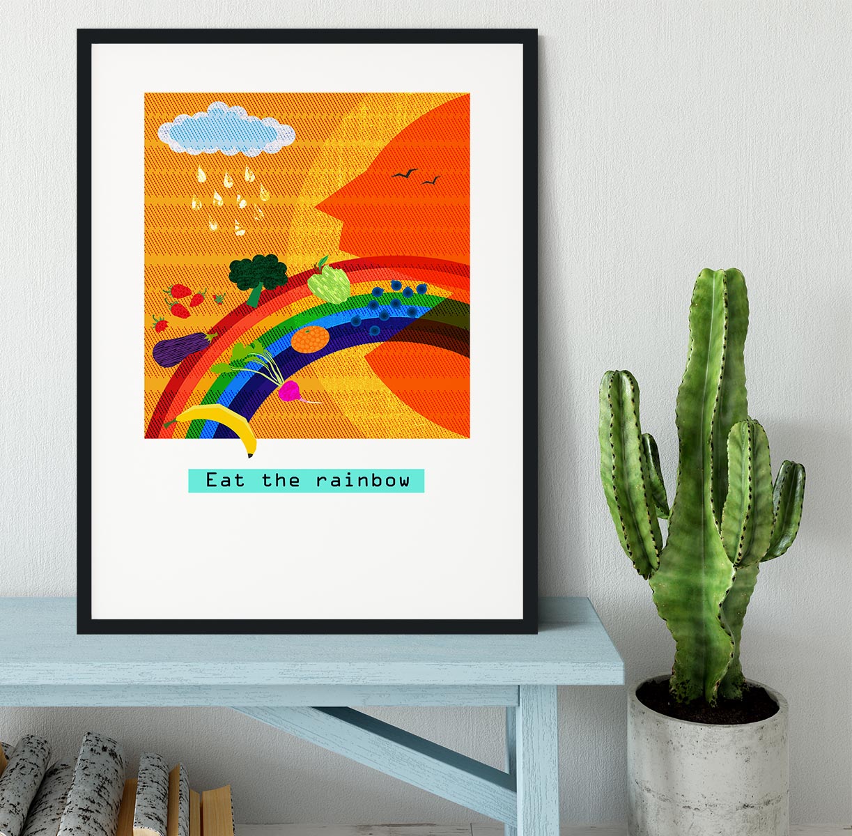 Eat the rainbow Framed Print - 1x - 2