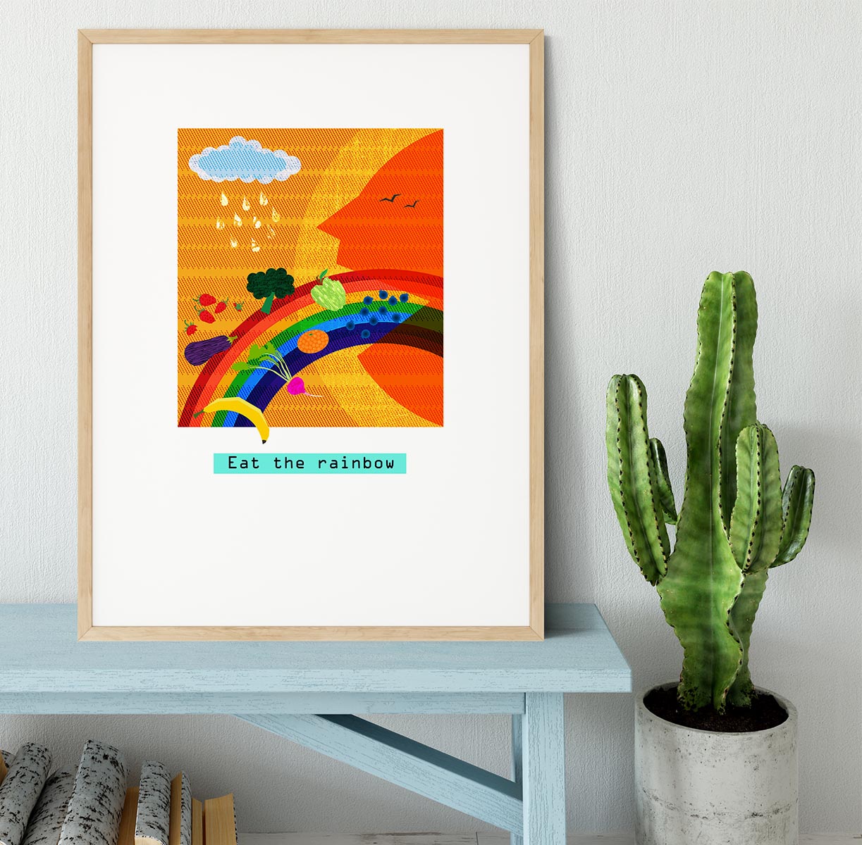 Eat the rainbow Framed Print - 1x - 3