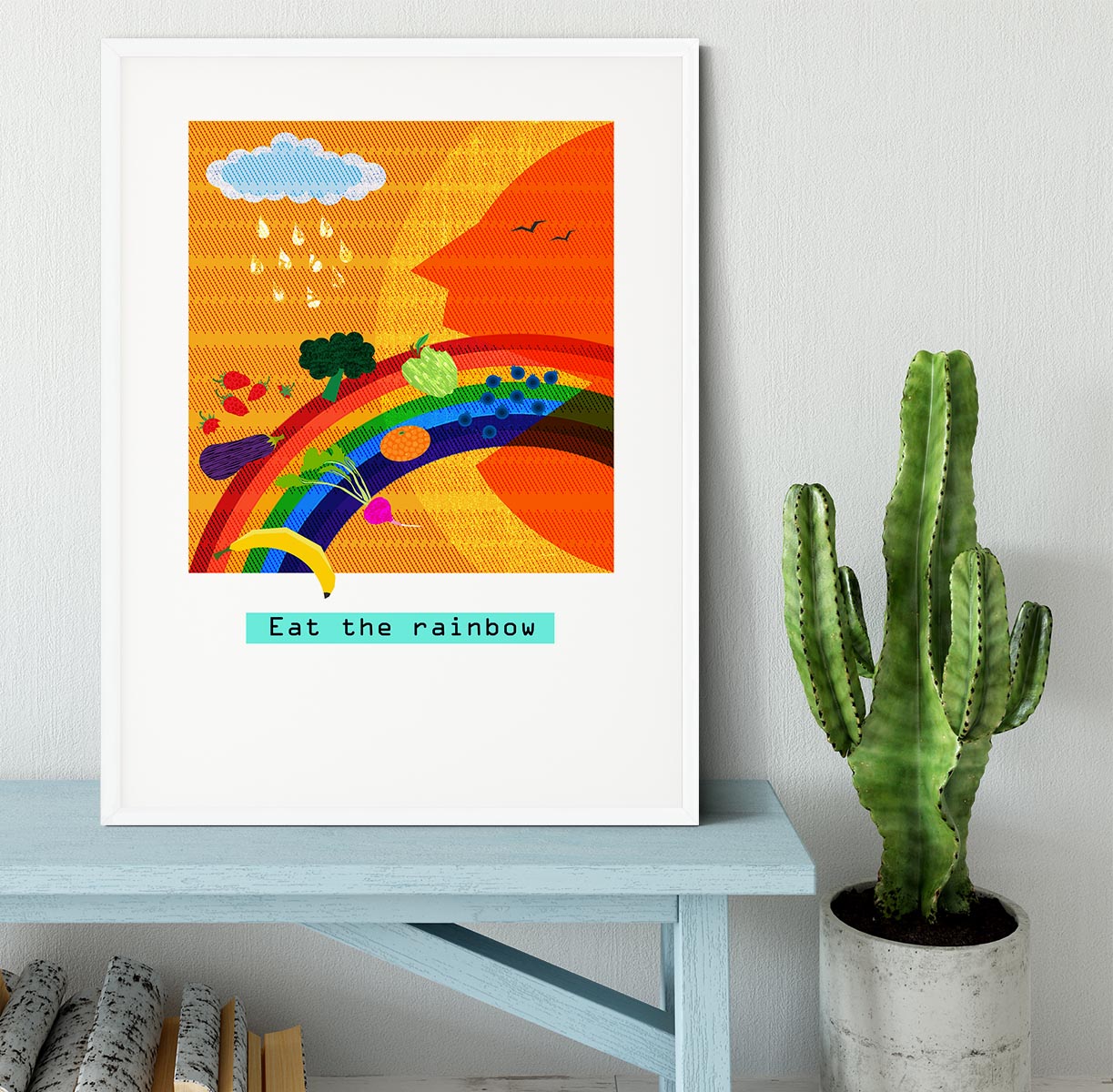 Eat the rainbow Framed Print - 1x -6