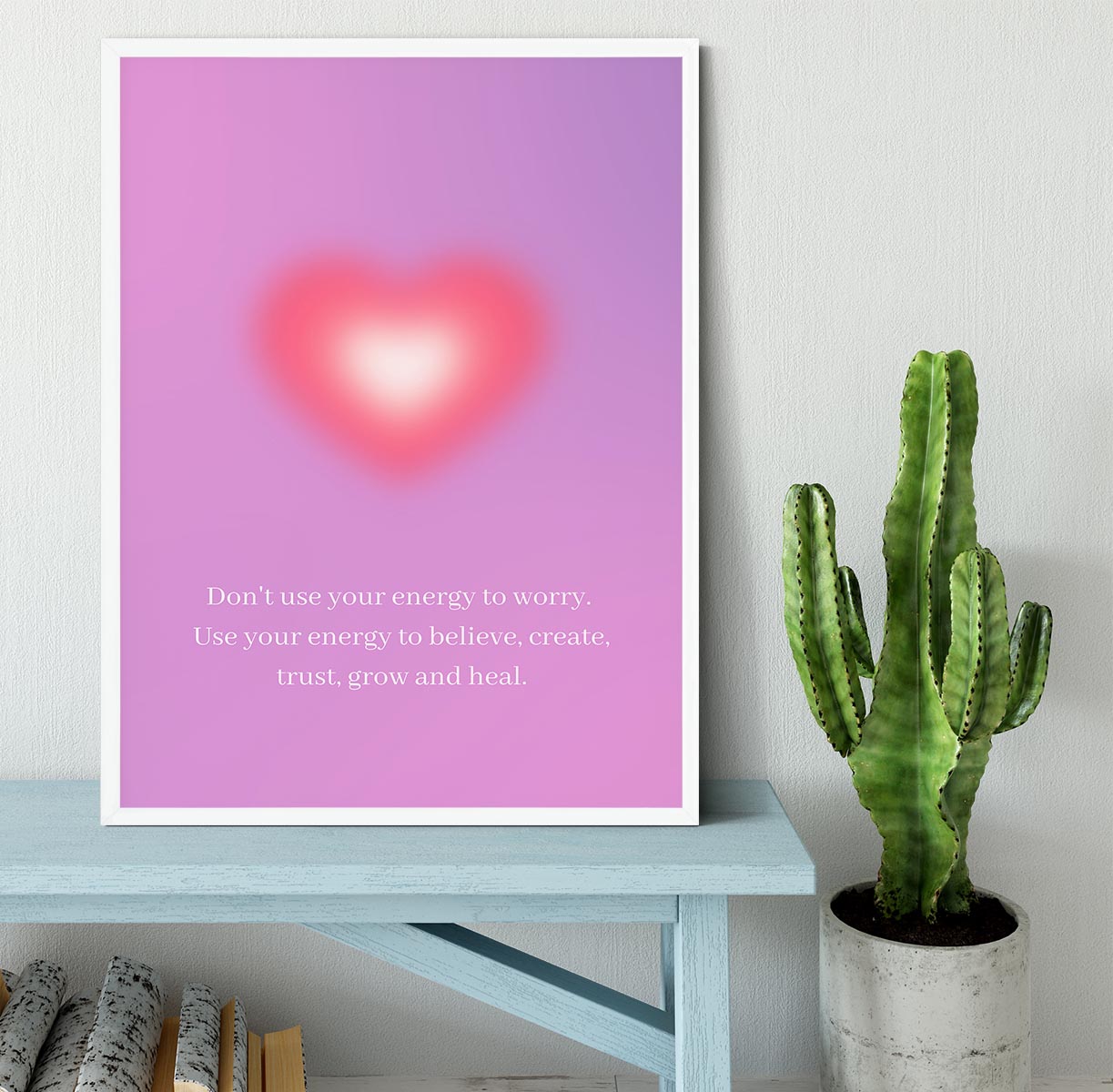 Encouragement Illumination Poster Framed Print - Canvas Art Rocks -6