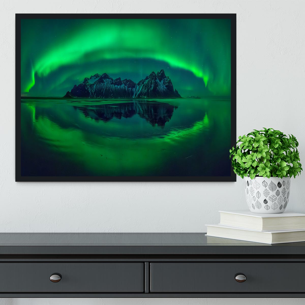 Eye of Stokksnes Framed Print - Canvas Art Rocks - 2