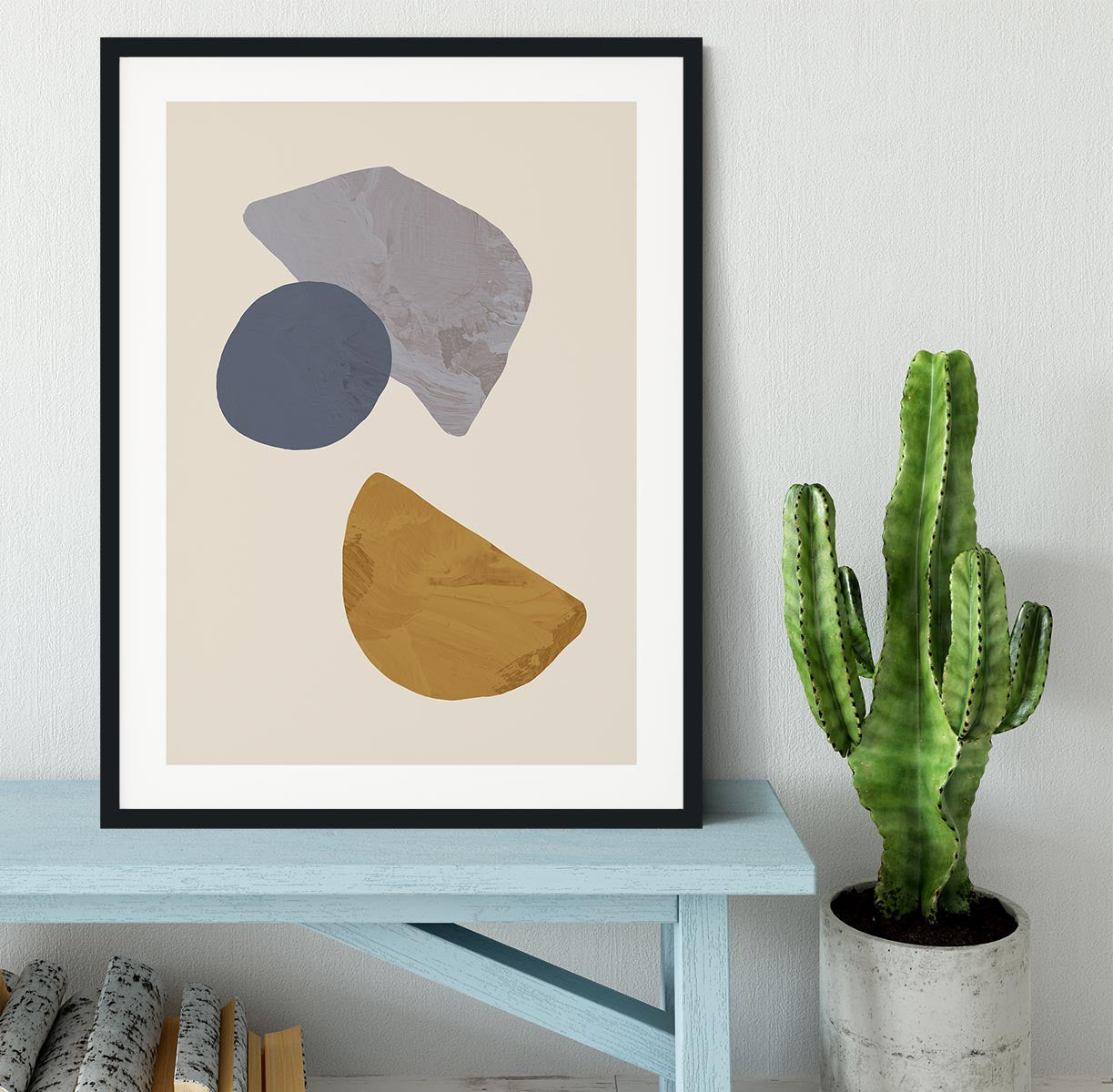 Falling Rocks Framed Print - 1x - 1